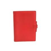 Pre-owned Leather home-office Hermès Vintage , Red , Dames