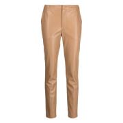 Straight Trousers Twinset , Brown , Dames