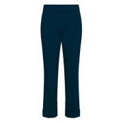 Cropped Trousers Deha , Blue , Dames