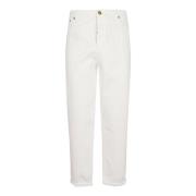 Trousers Brunello Cucinelli , White , Heren