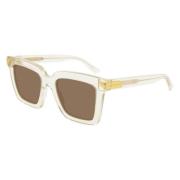 Sunglasses Bottega Veneta , White , Dames