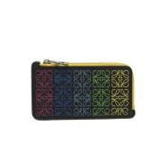 Pre-owned Leather wallets Loewe Pre-owned , Multicolor , Dames