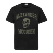 T-Shirts Alexander McQueen , Black , Heren