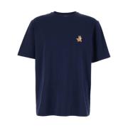 Speedy Fox Patch T-shirt Maison Kitsuné , Blue , Heren