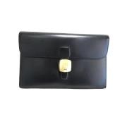 Pre-owned Leather handbags Dunhill Pre-owned , Black , Dames
