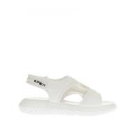 Sportieve Witte Leren Sandalen Ss24 Elena Iachi , White , Dames