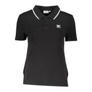 Polo Shirts Fila , Black , Heren