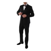 Single Breasted Suits Paoloni , Black , Heren