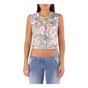 Sleeveless Tops MET , Multicolor , Dames