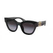 Zwarte Zonnebril MU 01Ys Miu Miu , Black , Dames