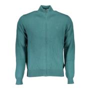 Groene Katoenen Cardigan met Logo North Sails , Green , Heren