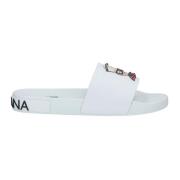 Flat Sandals Dolce & Gabbana , White , Heren