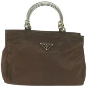 Pre-owned Fabric prada-bags Prada Vintage , Brown , Dames