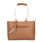 Stijlvolle Shopper Tas met Lange Handvatten Liu Jo , Brown , Dames