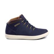 Blauwe Casual Nubuck Herenlaars Timberland , Blue , Heren