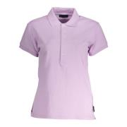 Polo T-shirt van biologisch katoen met logo North Sails , Pink , Heren