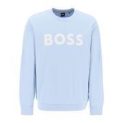 Sweatshirts Boss , Blue , Heren