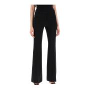 Wide Trousers Courrèges , Black , Dames