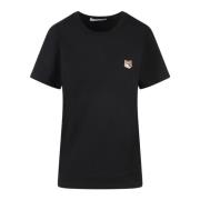 T-Shirts Maison Kitsuné , Black , Dames