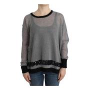 Round-neck Knitwear Costume National , Gray , Dames