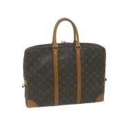 Pre-owned Canvas handbags Louis Vuitton Vintage , Brown , Heren