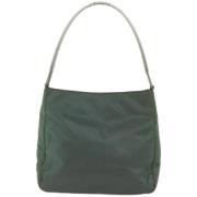 Pre-owned Fabric totes Prada Vintage , Green , Dames