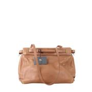 Pre-owned Leather handbags Jérôme Dreyfuss Pre-owned , Brown , Dames