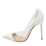 Pre-owned Leather heels Gianvito Rossi Pre-owned , White , Dames