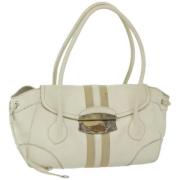 Pre-owned Leather prada-bags Prada Vintage , Beige , Dames