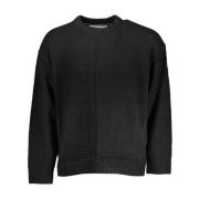 Round-neck Knitwear Calvin Klein , Black , Heren