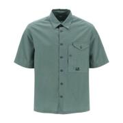 Short Sleeve Shirts C.p. Company , Green , Heren