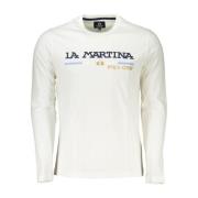 Long Sleeve Tops La Martina , White , Heren