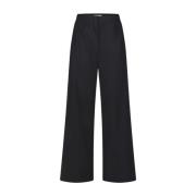 Wide Trousers Jane Lushka , Black , Dames