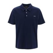 Polo Shirts A.p.c. , Blue , Heren