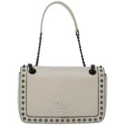 Pre-owned Leather prada-bags Prada Vintage , Beige , Dames