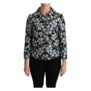 Bloemen Brokaat Blazer Jas Dolce & Gabbana , Multicolor , Dames