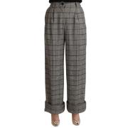 Wide Trousers Dolce & Gabbana , Gray , Dames