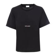 T-Shirts Saint Laurent , Black , Dames