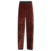 Rode Wijde Broek Obidi , Red , Dames