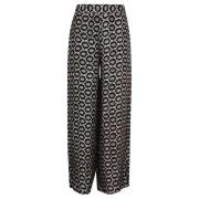 Wide Trousers Obidi , Black , Dames