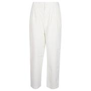 Cropped Trousers Sarahwear , White , Dames