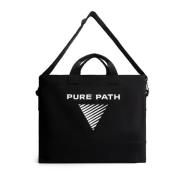 Tote Bags Pure Path , Black , Heren