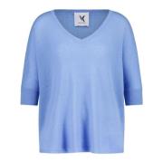 V-neck Knitwear Van Kukil , Blue , Dames