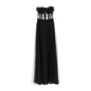 Elegante Zwarte Cocktailjurk 19:13 Dresscode , Black , Dames