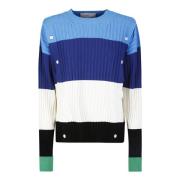 Round-neck Knitwear Setchu , Multicolor , Dames