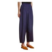 Cropped Trousers Liviana Conti , Blue , Dames