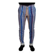 Slim-fit Trousers Dolce & Gabbana , Multicolor , Heren