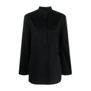 Blouses Shirts TotêMe , Black , Dames