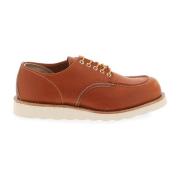 Olielederen Moc Toe Oxford schoenen Red Wing Shoes , Brown , Heren