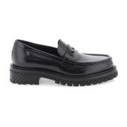 Loafers Off White , Black , Dames